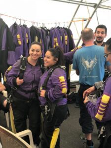 Sky Diving with our amazing Team